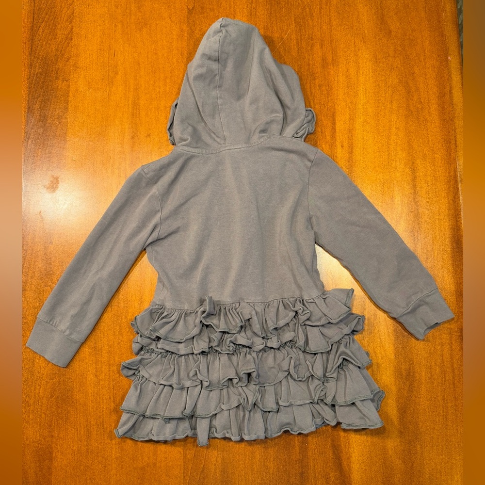 2T Ruffle Zip-Up Hoodie - Picture 3 of 4